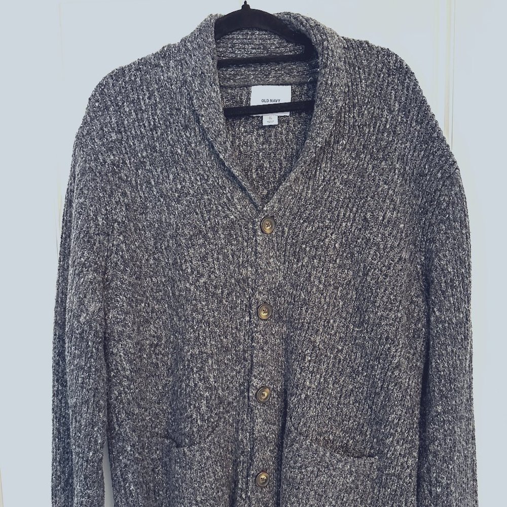 Old Navy Knit Collared Cardigan XL